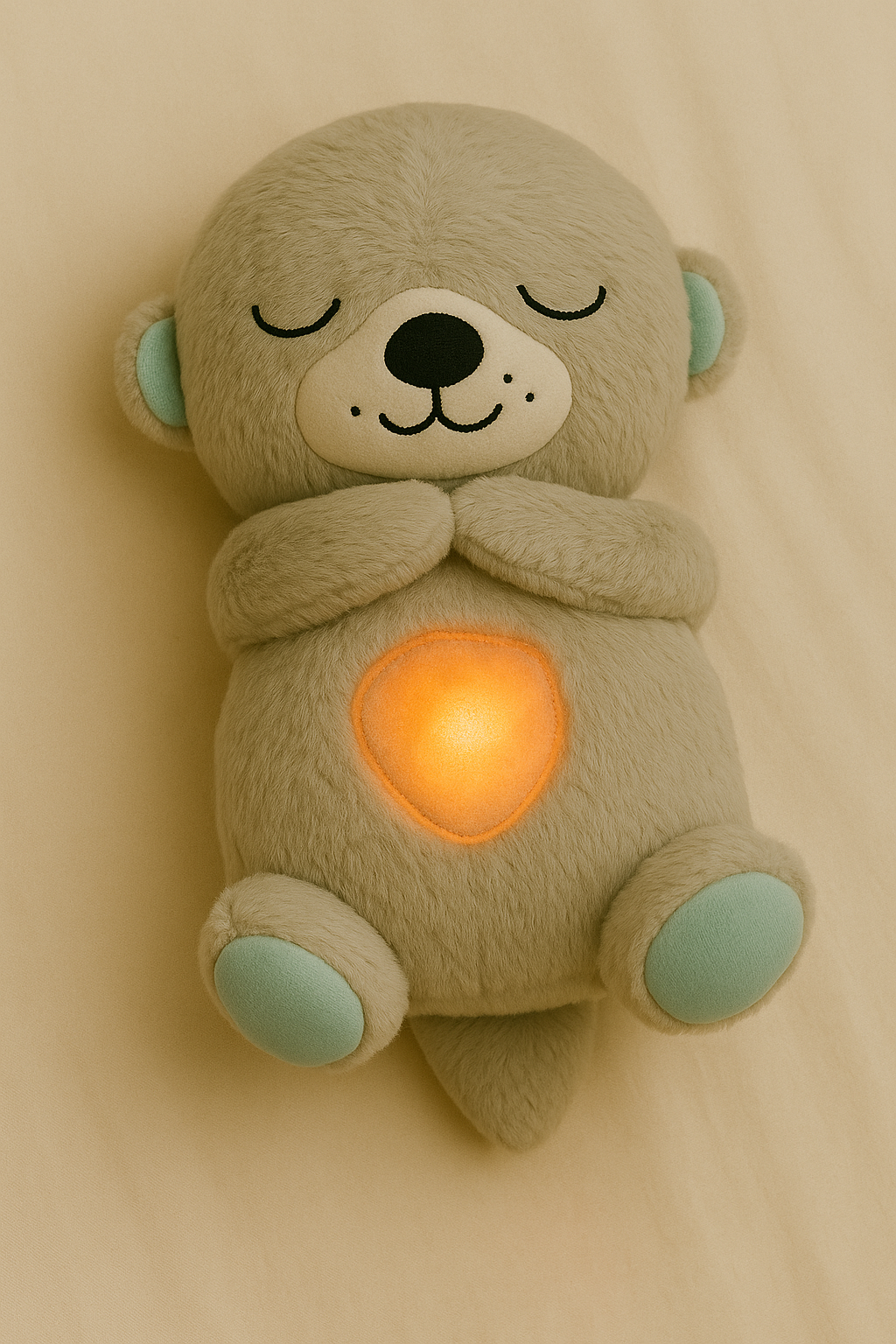 Breathing Teddy Bear| Baby’s New Bedtime Bestie.