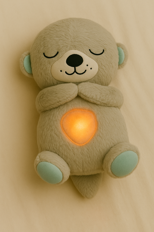 Breathing Teddy Bear| Babyโs New Bedtime Bestie.
