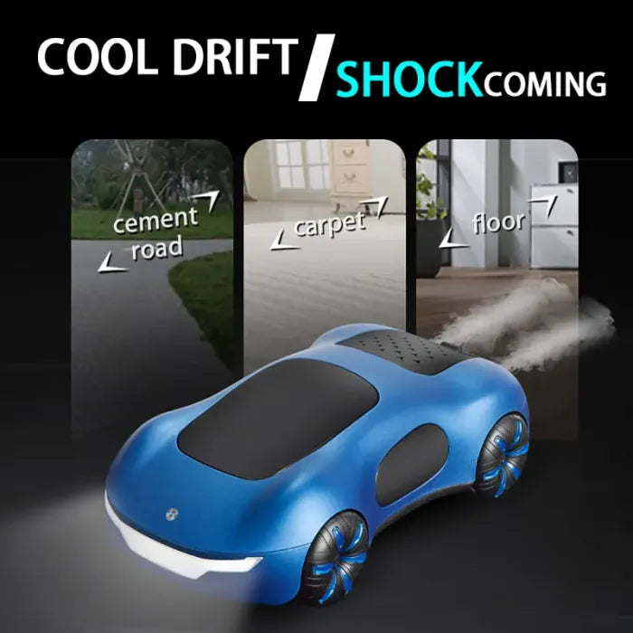 Smart Stunt Car with Light-Up Wheels & Gesture Control 🚗