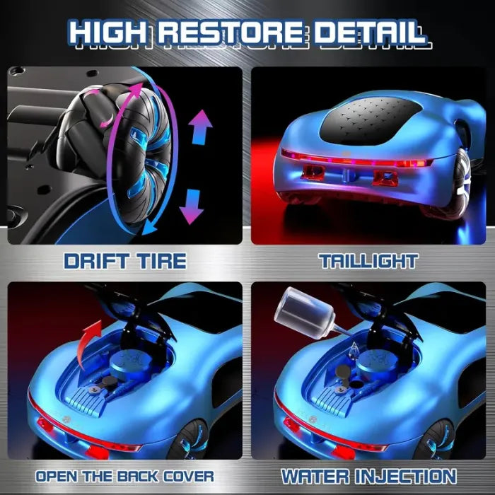 Smart Stunt Car with Light-Up Wheels & Gesture Control 🚗